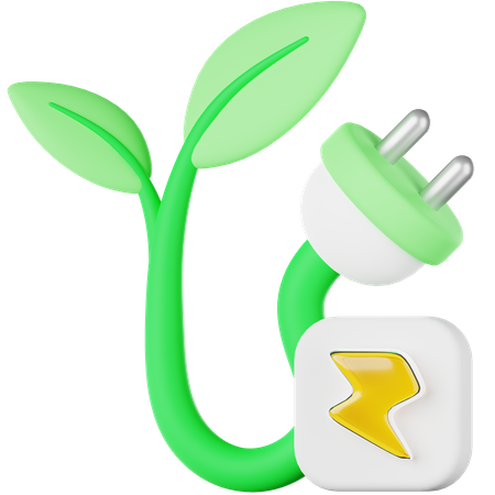 eco-plugin-3d-icon-download-in-png-blend-fbx-gltf-file-formats--energy-biomass-renewable-green-save-the-world-pack-nature-icons-7525170